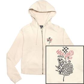 175010-10-03 Fasthouse Womens Garden Party Zip Hoody - Chalk Large