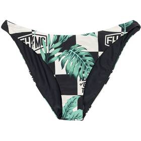 189105-01-05 Fasthouse Womens Poolside Bikini Bottom - Black/off White Xx-large