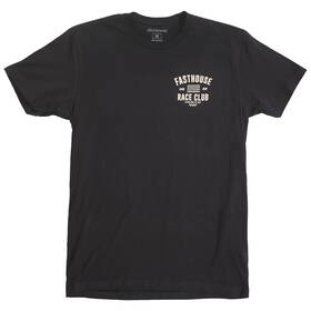 19130010 Fasthouse Hq Club Tee Black Lrg