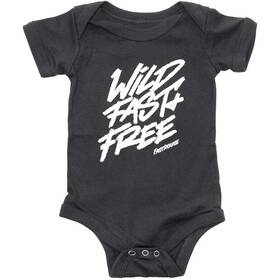 199011-00-14 Fasthouse Infant Wff Romper - Black 3-6 Months