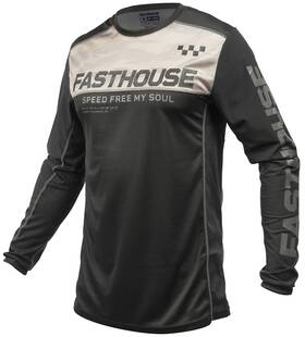 23136010 Fasthouse Offrd Sandcat Jersy Sen/bk Lg