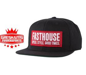 3260-0100-00 Fasthouse 3260-1200-00 Speed Style Good Times Hat Black/red Osfa