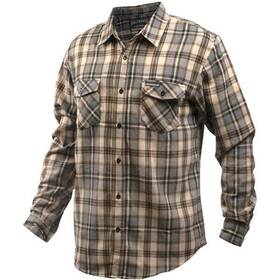 3800-6608 Fasthouse Saturday Night Special Flannel Beige Sz S