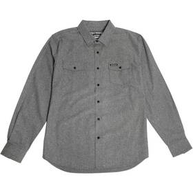 3805-0009 Fasthouse Saturday Night Special Flannel - Charcoal Heather Medium