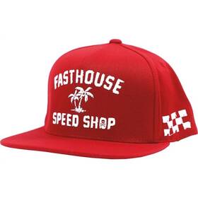 600011-40-00 Fasthouse Alkyd Snapback Hat Red