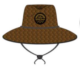 6280006000 Fasthouse Deco Straw Hat Dark Natural
