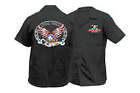 Fe50104m Lethal Threat Mens Usa Eagle Work Shirt Motorcycle Button Down