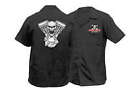 Fe50124xl Lethal Threat Mens Evil Twin Embroidered Work Shirt Vintage Motorcycle