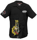 Fe50165-3xl Lethal Threat Mens Shifter Monster Work Shirt Vintage Motorcycle Black