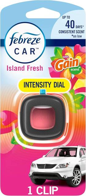 Febreze 003700090499 Car Odor-fighting Air Freshener Vent Clip With Gain Scent One Color