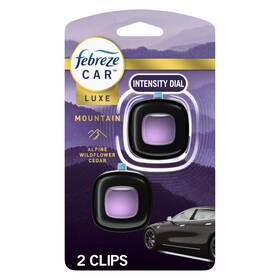 Febreze 030772054055 Car Mountain Scent Air Freshener Vent 0.07 Fl Oz Pack Of 2 Purple