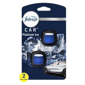 5069 Febreze P Car Air Freshener Vent Clip Platinum Ice 0.07 Fl Oz Pack Of 2
