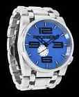Ff111 Rockwell Time 50mm Round Wristwatch Silver Blue Stainless Steel