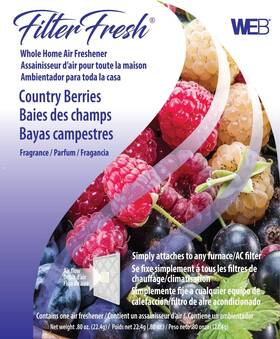 Filter Fresh 783961697730 Filterfresh Whole Home Country Berry Air 0.8 Ounce Pack Of 1 Multicolor