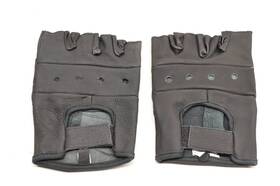 Fi-160gl First Classics Fi-160 Gl Fingerless 3x Black Motorcycle Gloves Nos