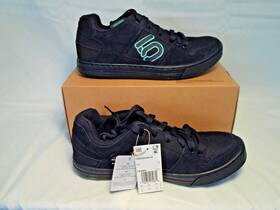 Fx4449 Five Ten Adidas Womens Freerider Pro Flat Shoes - Black/aqua 11