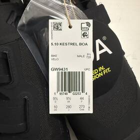 Gw9431-10 Five Ten Mens Kestrel Boa Mountain Clipless Shoes - Black/gray 10