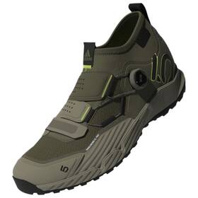 Gy9118-7 Five Ten Trailcross Pro Mountain Clipless Shoes - Mens Green/black Size 7
