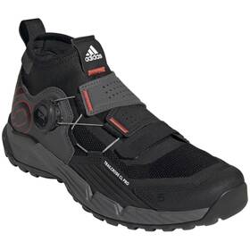 Gy9119-5 Five Ten Womens Trailcross Pro Mountain Clipless Shoes - Gray/black/red 5