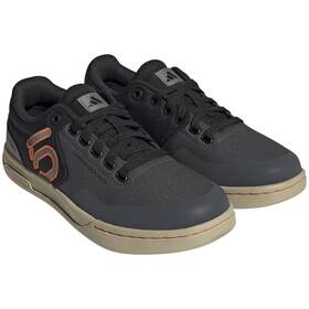 Hq2124-5 Five Ten Hq2124-5- Womens Freerider Pro Canvas Flat Shoes - Gray/orange 5.5