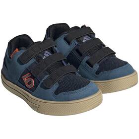 If7421-12k Five Ten Freerider Kids Vcs Flat Youth Shoes - Ink/steel/orange Size 12k