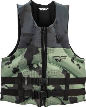 142424-400-010-20 Fly Racing Neoprene Flotation Vest Xs Sage/black