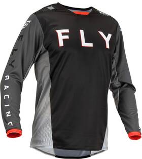 376-420m Fly Racing 191361347597 Kinetic Kore Jersey Black/grey Md