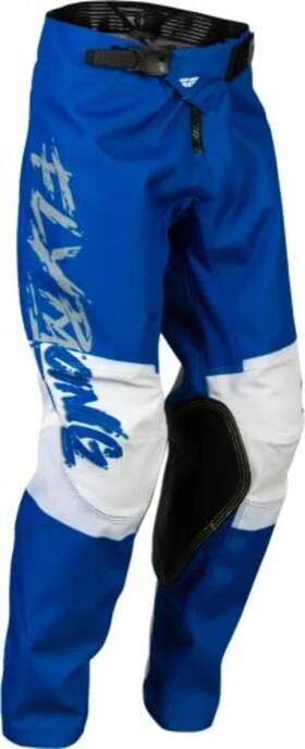 Fly Racing 191361349157 Inch New 2023 Youth Kinetic F-16 Pants Blue/white Size 24