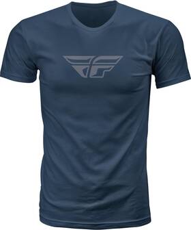 Fly Racing 191361362644 F Wing Tee Midnight Navy/grey Xl