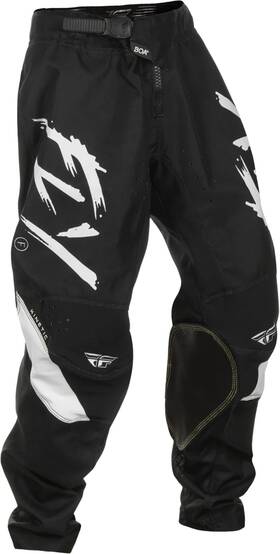 Fly Racing 191361478512 Youth Kinetic Stoke Pants Black/white Sz 24