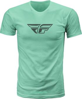 352-0616x Fly Racing Fits F Wing Tee Sage/grey Xl - Lightweight Cotton-poly Blend T-shirt