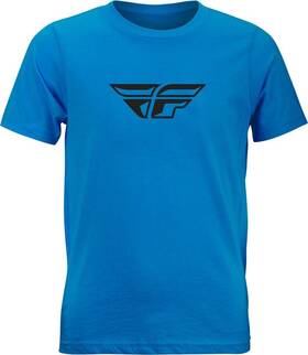 352-0663ys Fly Racing New Youth F-wing Tee Turquoise Small