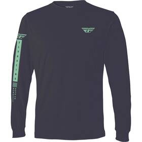352-4162x Fly Racing Tribe Long Sleeve Tee - Charcoal/green Xl