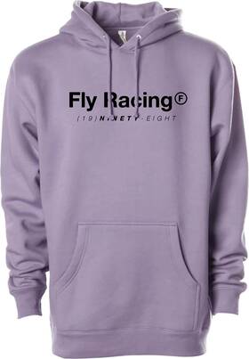 354-0302m Fly Racing Trademark Hoodie Md Plum