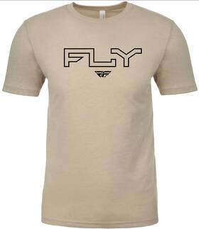354-03112x Fly Racing Edge Tee Cream 2x