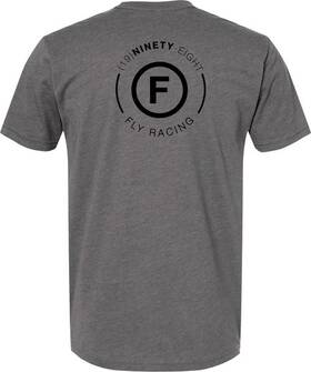 354-03172x Fly Racing Atom Tee Gunmetal Heather 2x