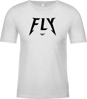 354-0321l Fly Racing Master T-shirt Large White
