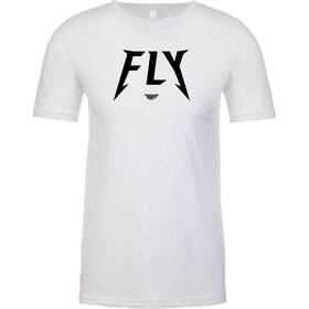 354-0321yl Fly Racing Youth Master Tee - White Large