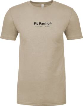 354-0324s Fly Racing Lost T-shirt Cream Small Tan