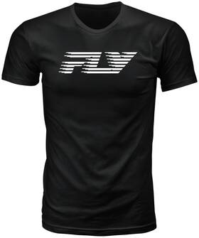 354-0400m Fly Racing Fast Tee Black Medium - Comfortable Cotton Motorcycle T-shirt