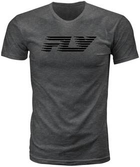 354-0402l Fly Racing Fast T-shirt Lg Gray