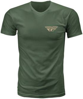 354-0405x Fly Racing Staple T-shirt Xl Green