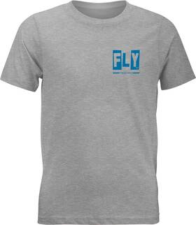 354-0418ys Fly Racing Punk Youth T-shirt Sm Gray