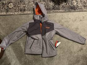 354-6382l Fly Racing Checkpoint Jacket 2024 Sz L Large Grey Orange