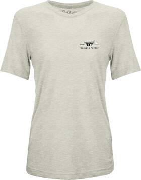 356-00542x Fly Racing For Womens Motto Tee Cream 2x
