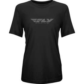 356-0100x Fly Racing Womens Original Corp Tee - Black/grey Xl