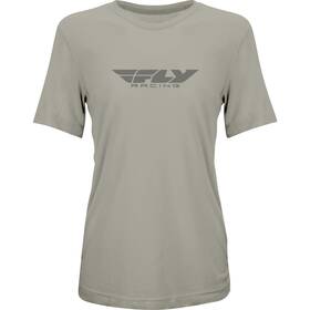 356-0101x Fly Racing Womens Original Corp Tee - Stone Heather Xl