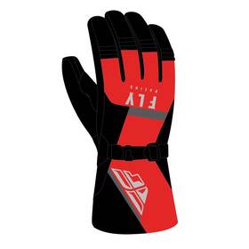 363-3923l Fly Racing Cascade Gloves - Black/red Large