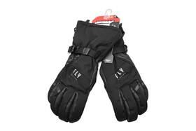363-3950l Fly Racing Large Black Highland Gloves Nos