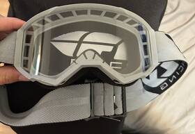 37-51157 Fly Racing Focus Goggles - Silver/charcoal With Clear Lens